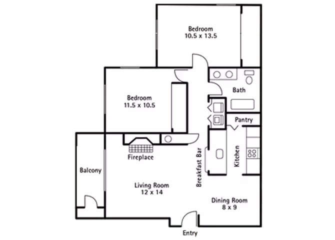 Pine U302 floor plan