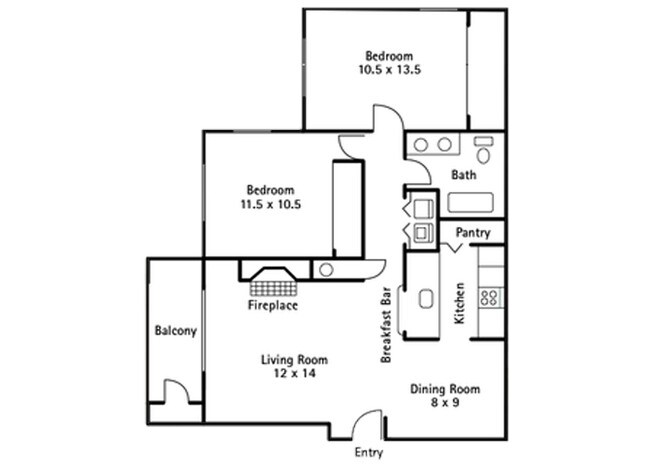 Unit T102 T102 floor plan