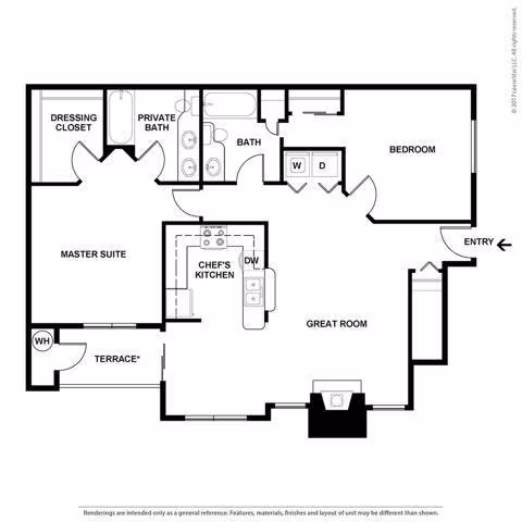 Bronzecast B-212 floor plan