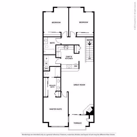 Waterstone N-370 floor plan