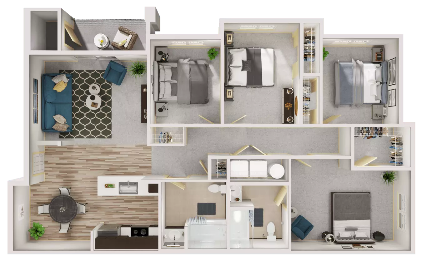 Shasta J308 floor plan