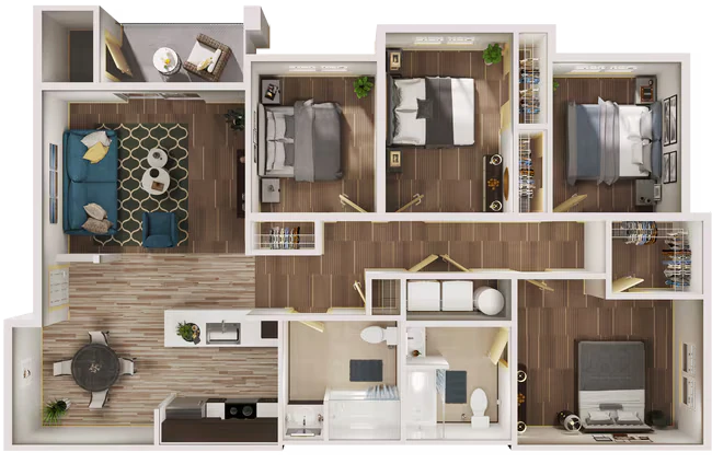 Unit A205 A205 floor plan