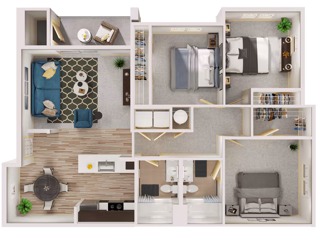 Olympus B401 floor plan