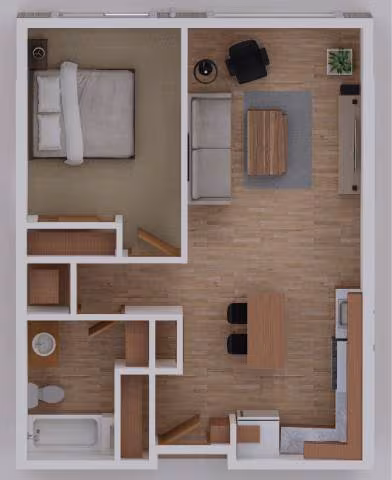 A1 A-407 floor plan