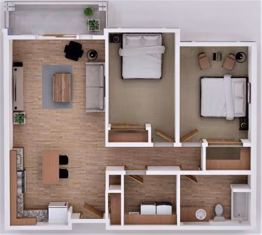 B1 D-201 floor plan