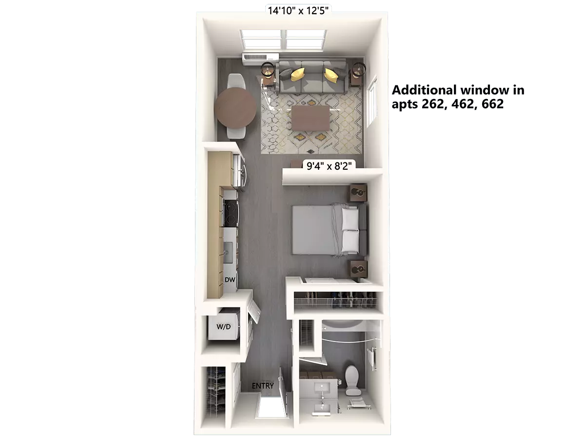 Unit 421 421 floor plan