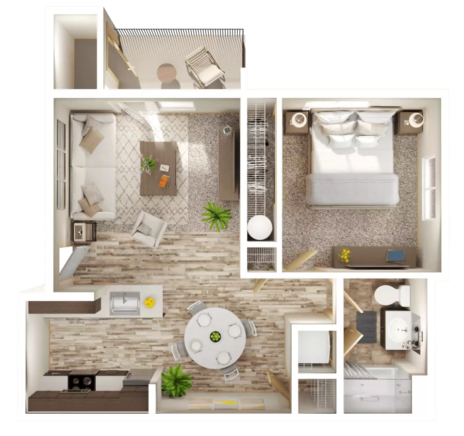 Unit F402 F402 floor plan