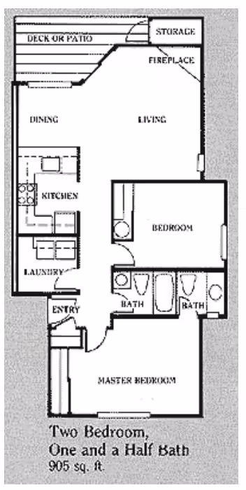 2x1.5-C D-01 floor plan