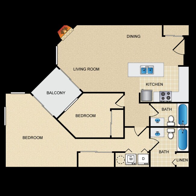 Redwood C102 floor plan