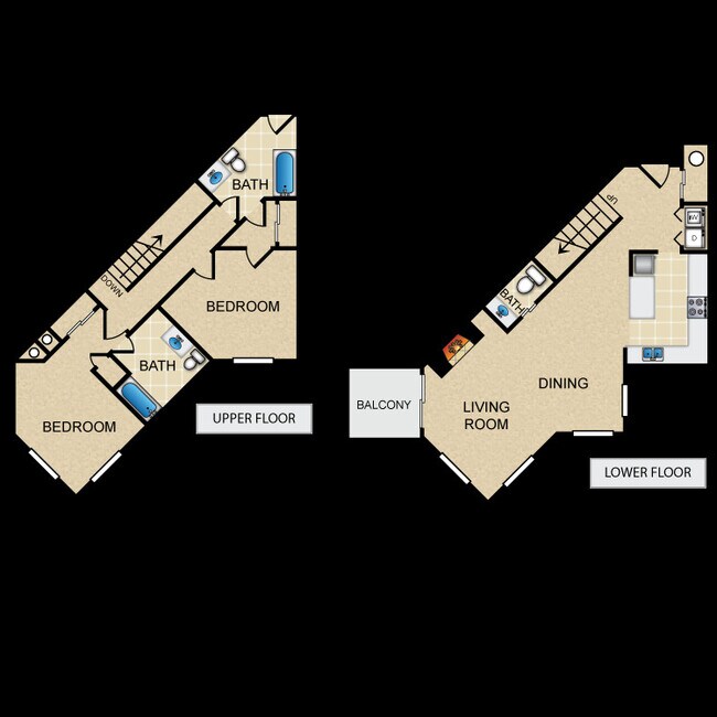 Walnut D326 floor plan