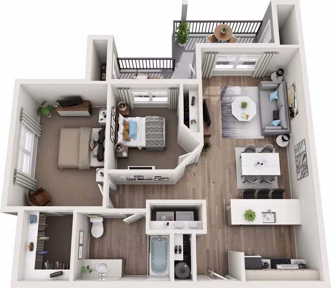 Paradise II A-201 floor plan