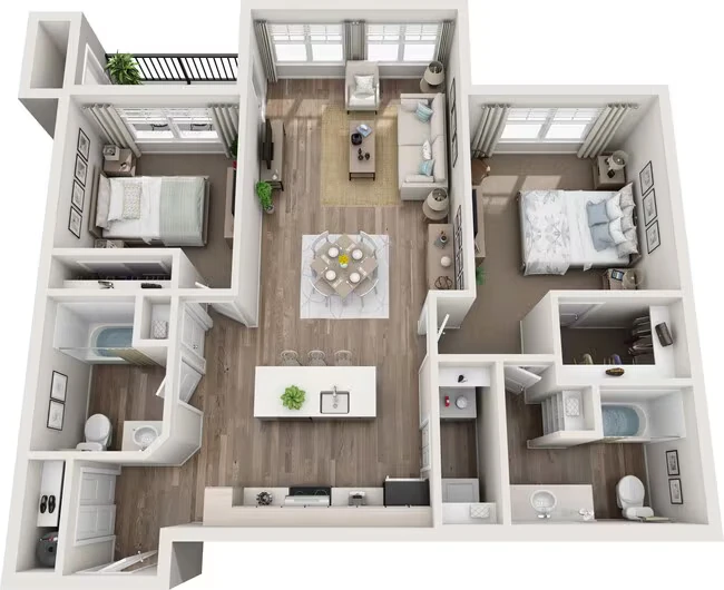 Stevens F-306 floor plan