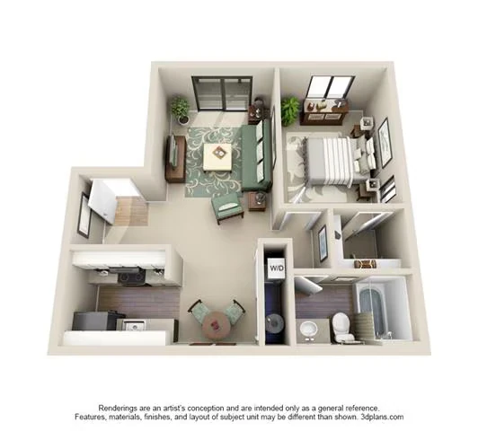 Aspen M1086 floor plan