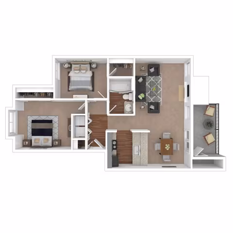 Birch - Renovated K-206 floor plan