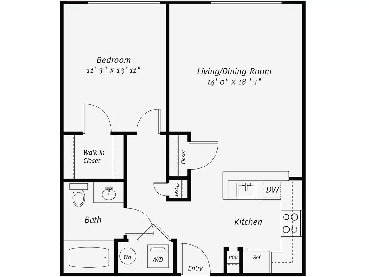 Unit 418 418 floor plan
