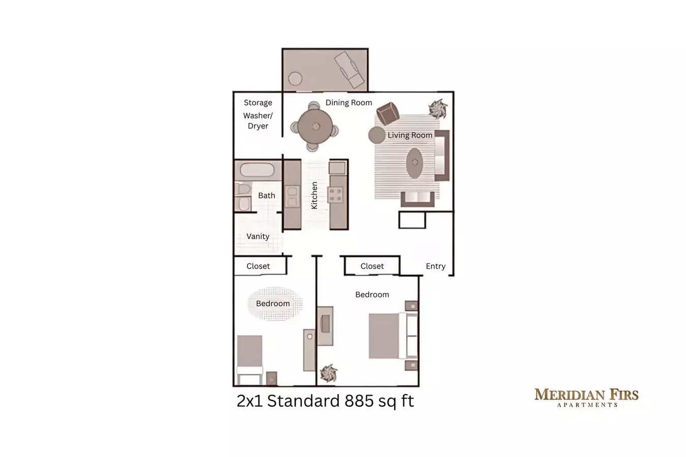 Unit A208 A208 floor plan