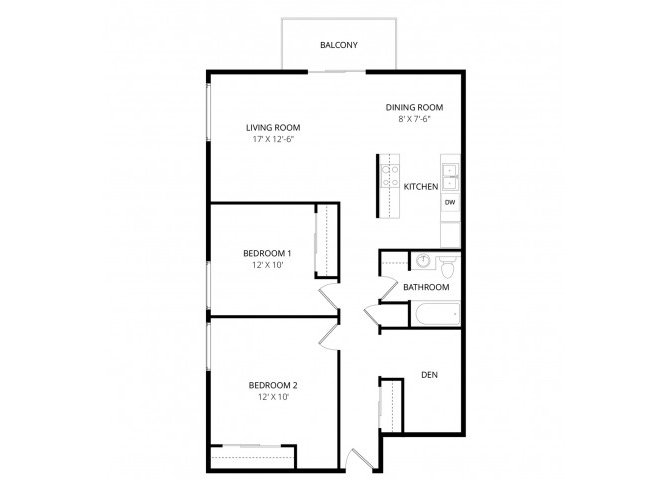 Unit A102 A102 floor plan