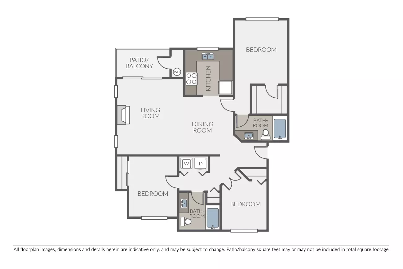 Unit A104 A104 floor plan