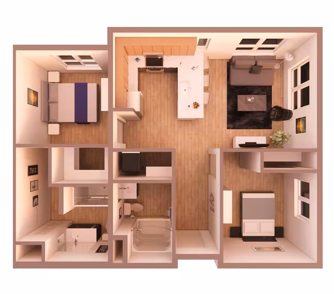 Metropolitan 743 floor plan