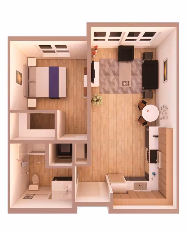 Uptown 326 floor plan