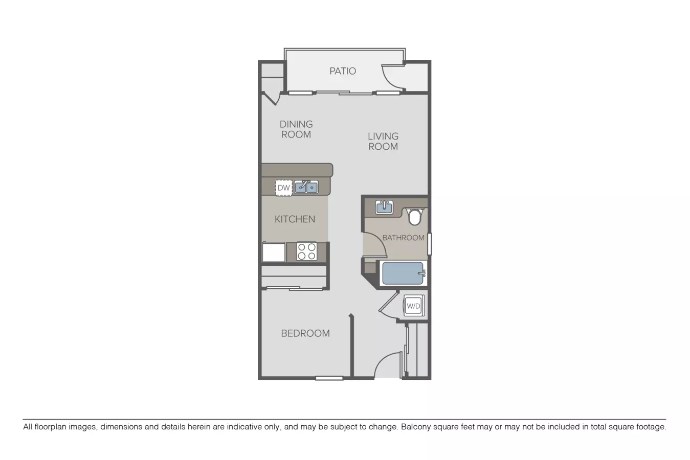 Studio • 1 Bath
3D Tour 4315 floor plan