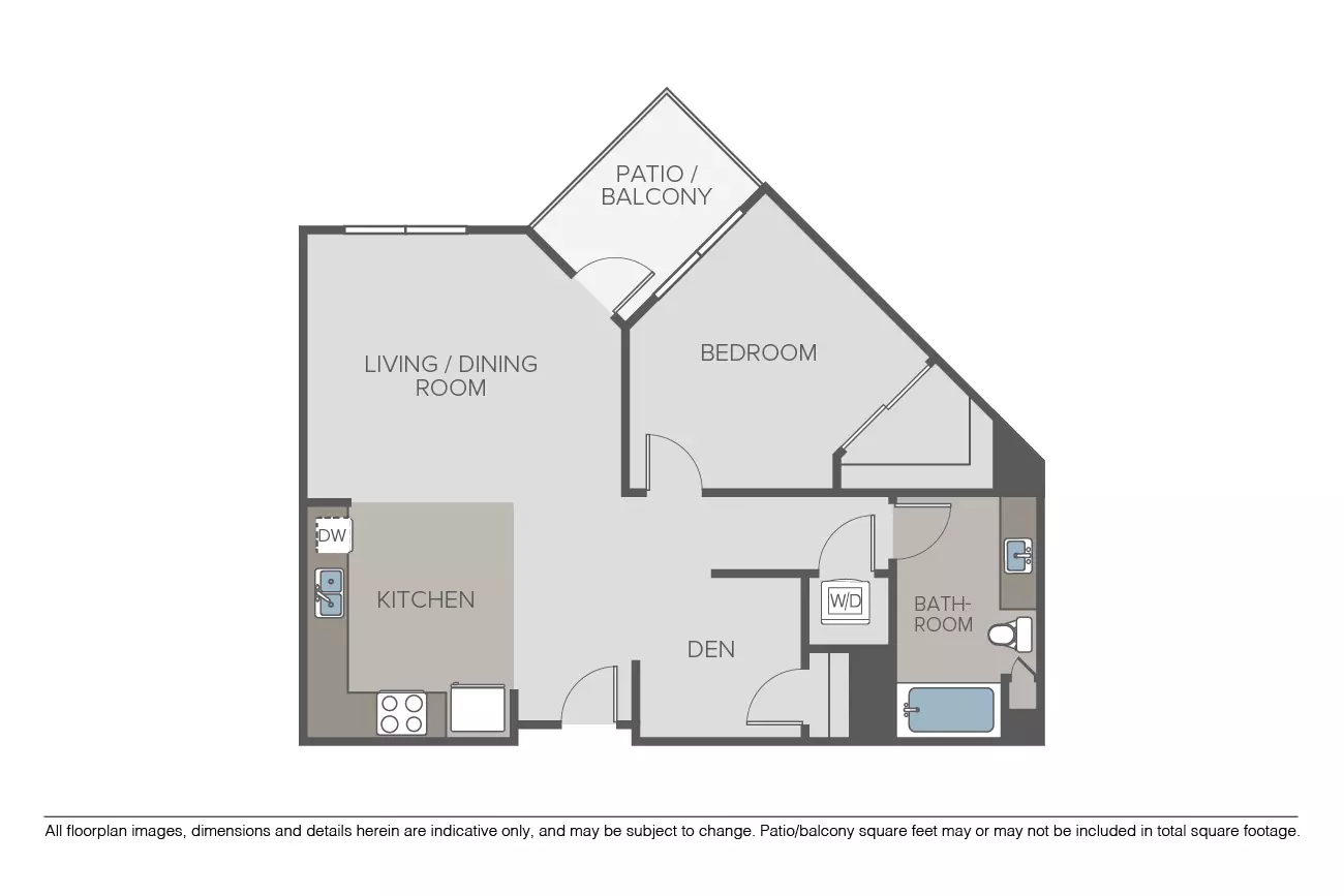 1 Bed • 1 Bath
3D Tour 10-328 floor plan