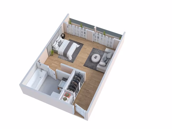 Unit C159 C153 floor plan