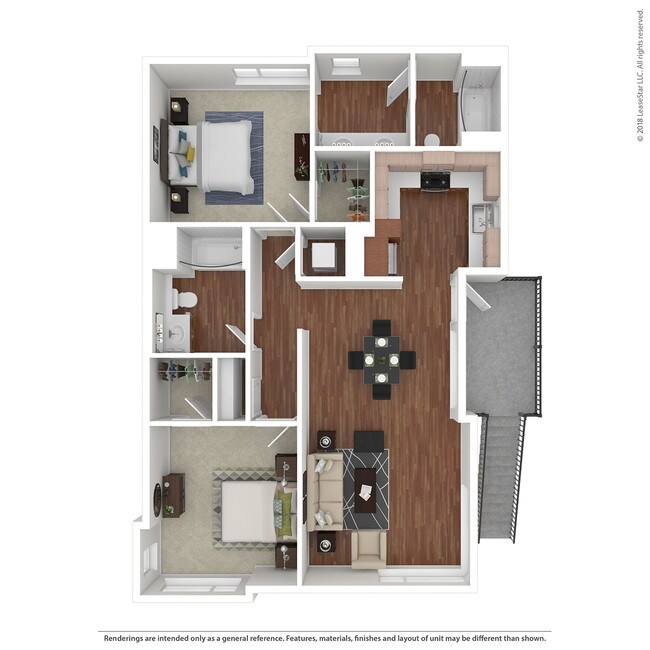 2x2a1 330C floor plan