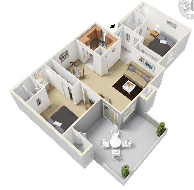 2x2V 41 floor plan