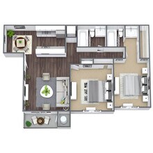 2x2 703 703 floor plan