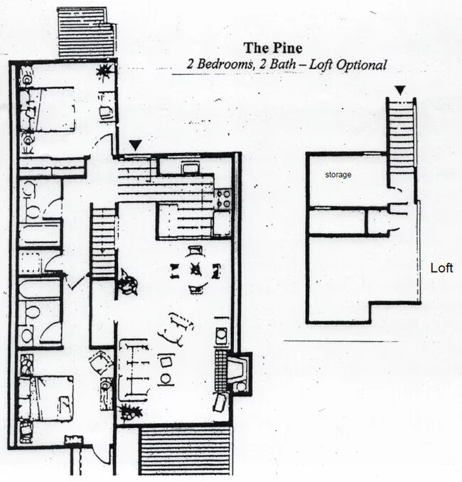 Pine floor plan