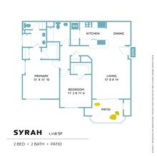 Syrah floor plan