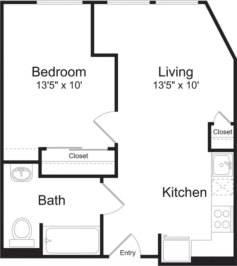 Unit 505BA 505BA floor plan