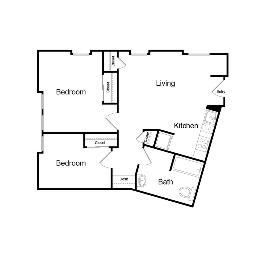 Unit 310BA 310BA floor plan