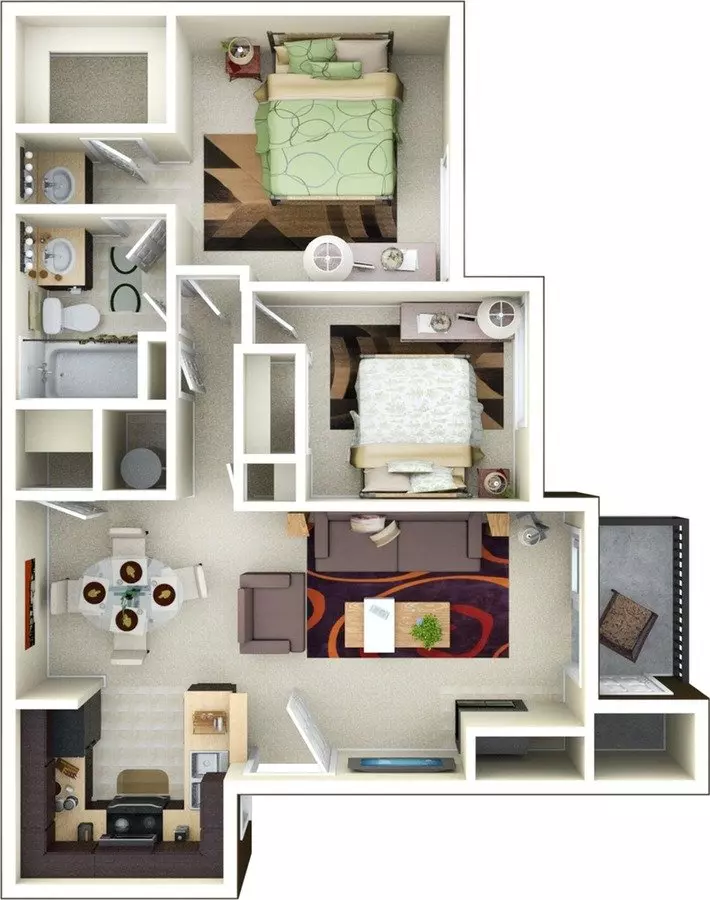 Unit 131 223 floor plan