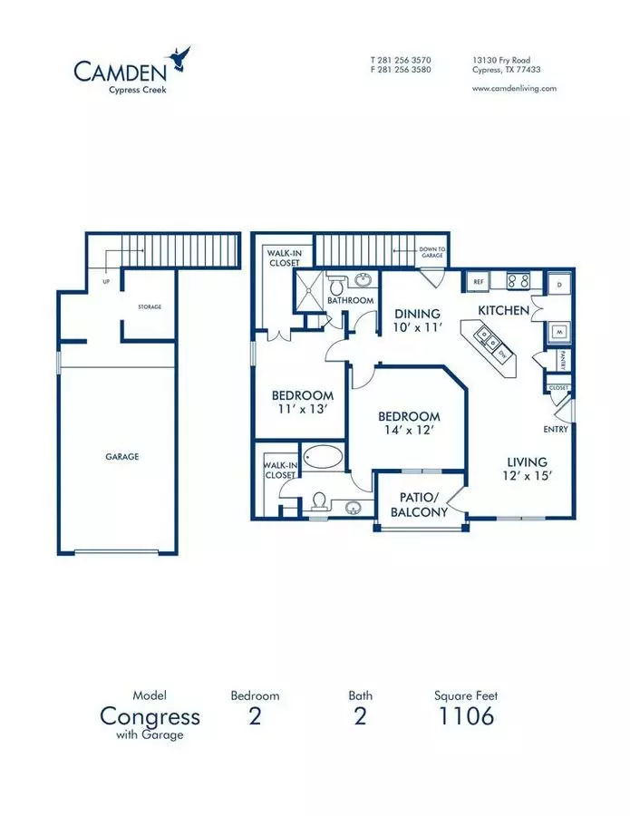 Unit 1832 6102 floor plan