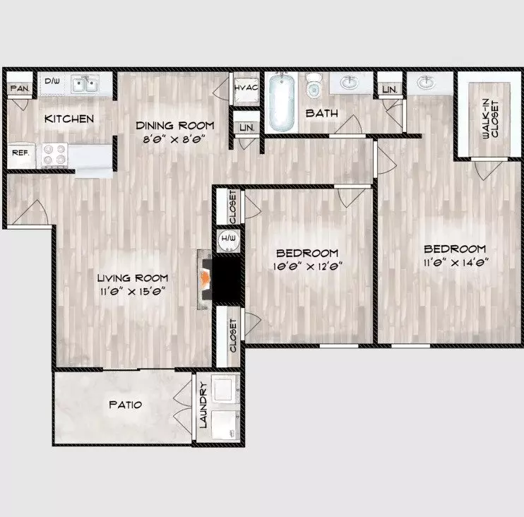 Unit 7109 7109 floor plan