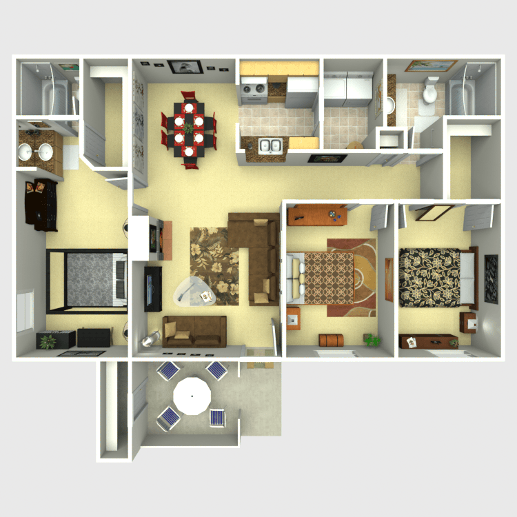 Unit - - floor plan