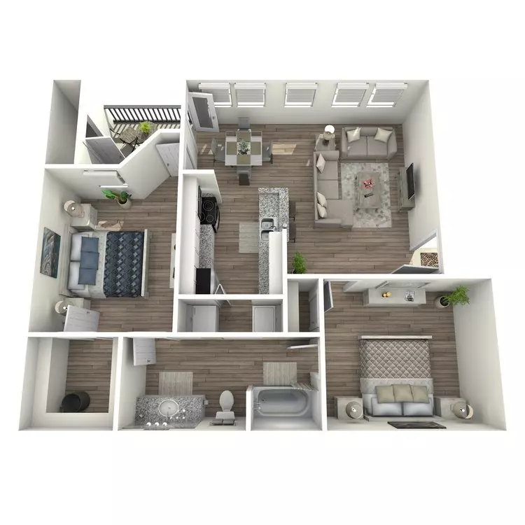 Unit Bolivar Bolivar floor plan