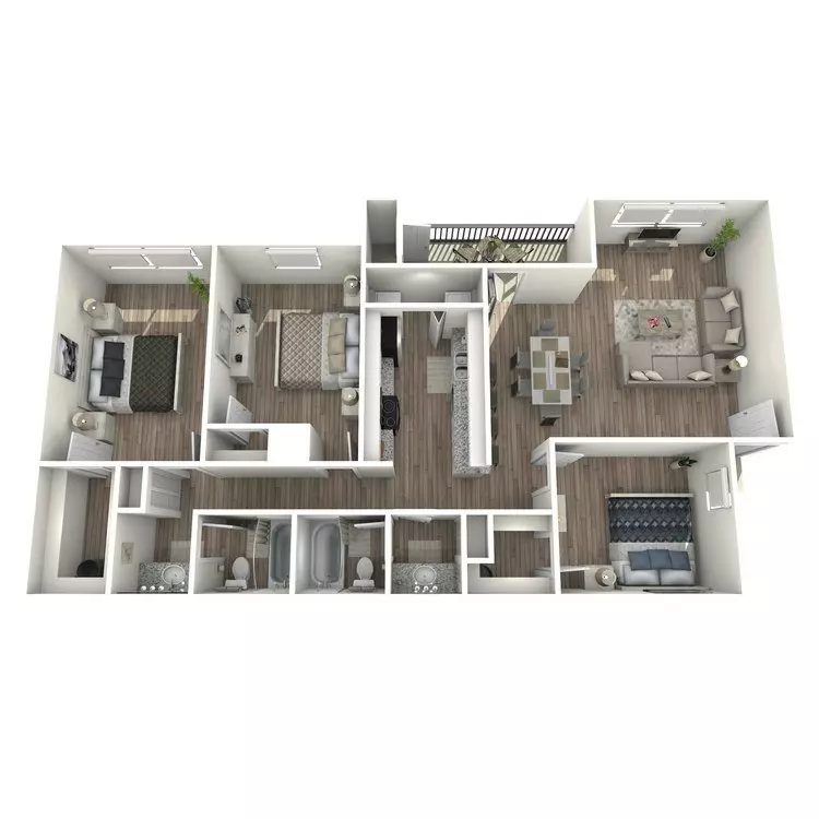 Unit Galveston Galveston floor plan