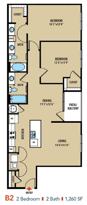 B2 1227 floor plan