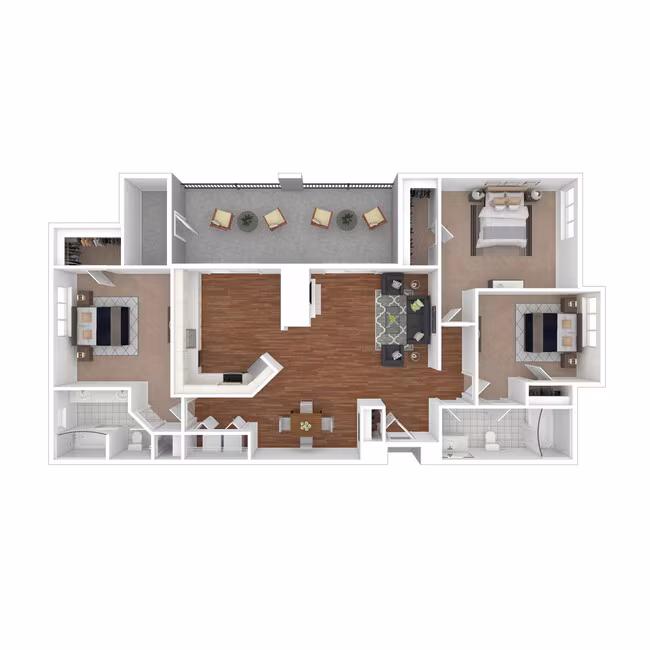 Unit 1027 727 floor plan