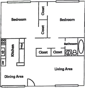 Unit - - floor plan