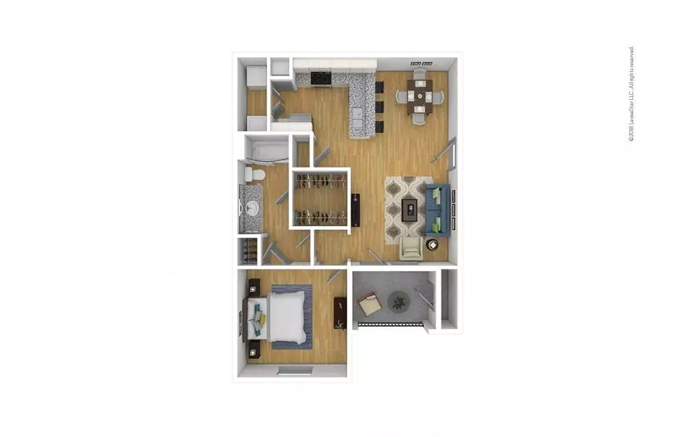 The Cooper with Attached Garage floor plan