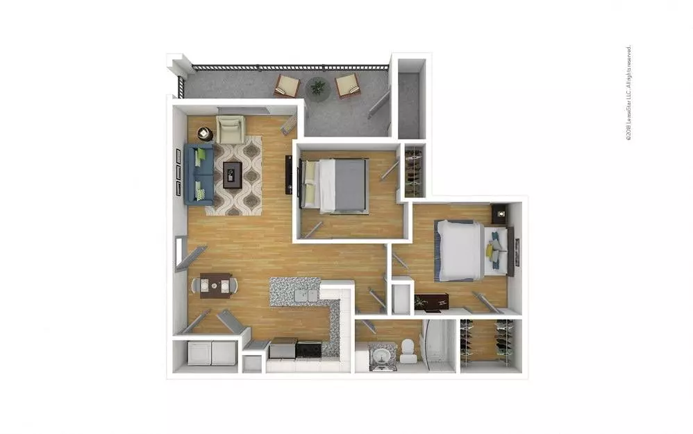 The Hickory floor plan