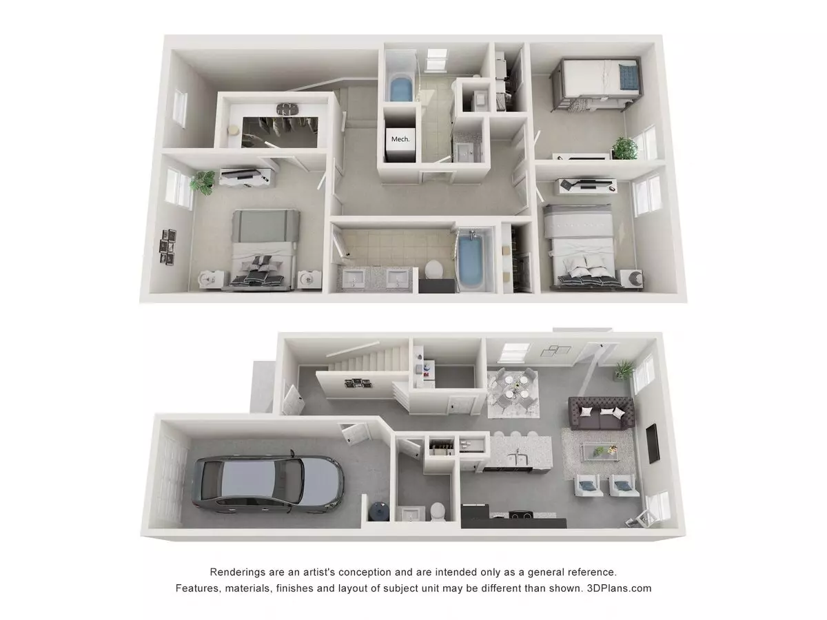 The Travis 1713A floor plan