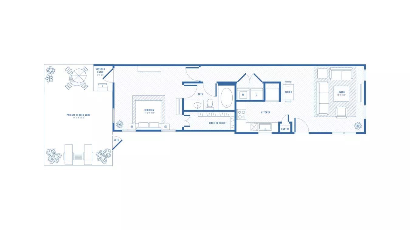 Unit 402A 402A floor plan