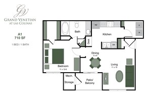 A1 0535 floor plan