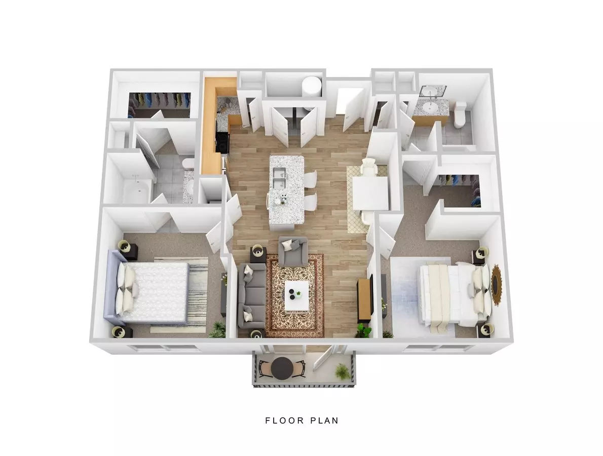Unit 355-2308 380-2309 floor plan