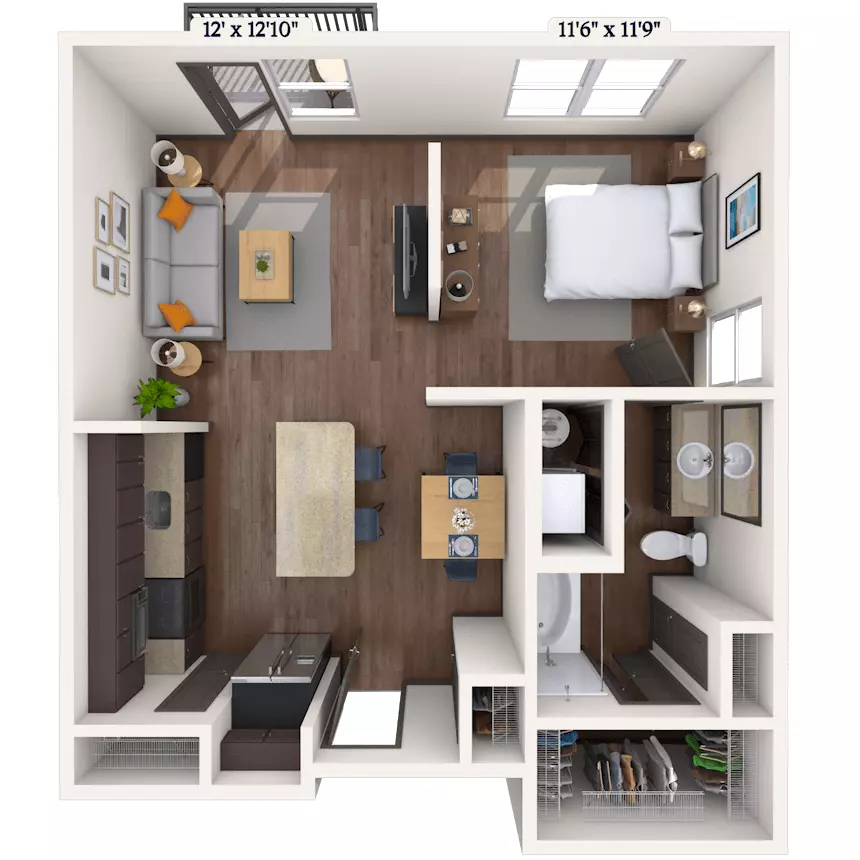 Unit 1404 1404 floor plan